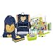 Produktbild Jolly Schultaschenset  Ergonomic Flexi, 46-Teilig, inkl. Turnbeutel, Schüttelpennal und Federpennal, höhenverstellbarer Rücken mit Push-System, an Kindergröße anpassbar, Blau/Gelb