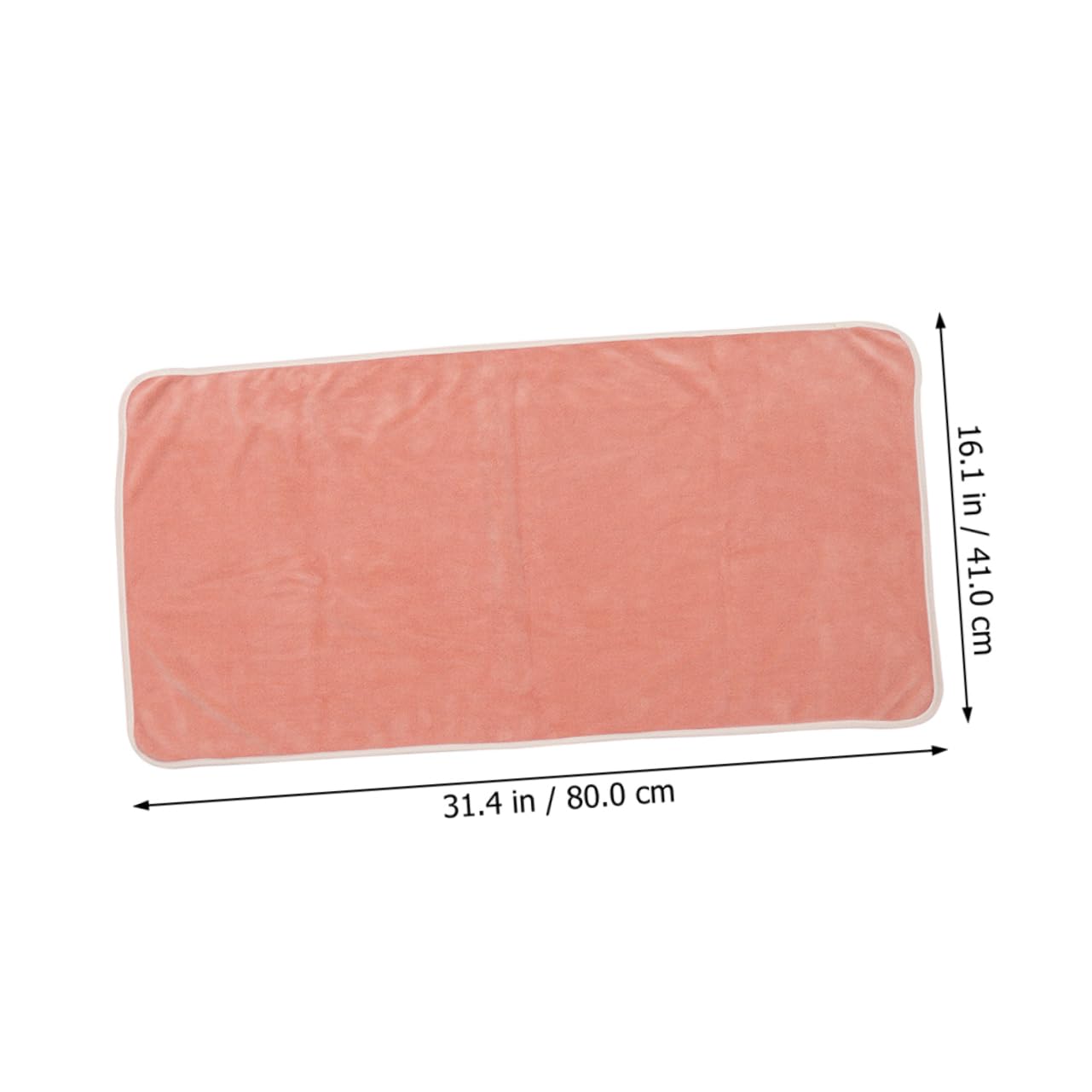 2 Sätze Haartücher Ultraweiche Mikrofaser Schnelltrocknend für Schönheitssalons und Zuhause für Haartrocknung und Make Up Kopf und Brusttuch Orangefarben
