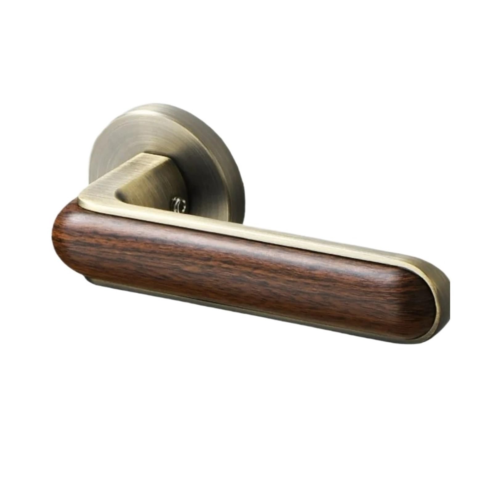 Manija de puerta interior para madera maciza, cerradura de diseño moderno para su hogar
