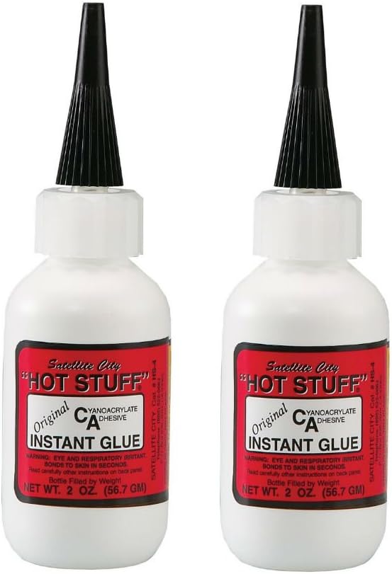 Hot Stuff Thin Instant CA Glue, 2oz HS-4 (Pack of 2)