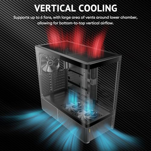 Image of Antec C6 Curve Air Mid-Tower ATX PC Case, 3 PWM Fans Included