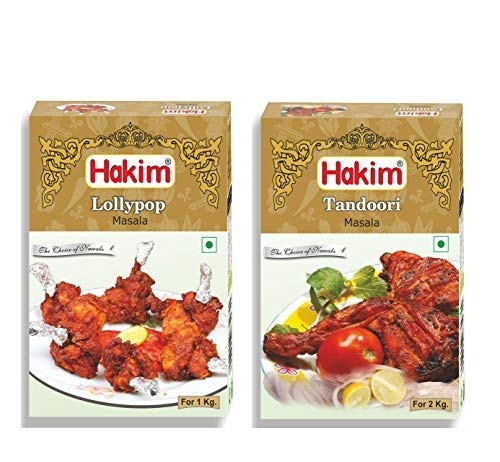 Hakim India'S 1St Authentic Mughlai Lollypop Masala & Tandoori Masala - Pack of 12