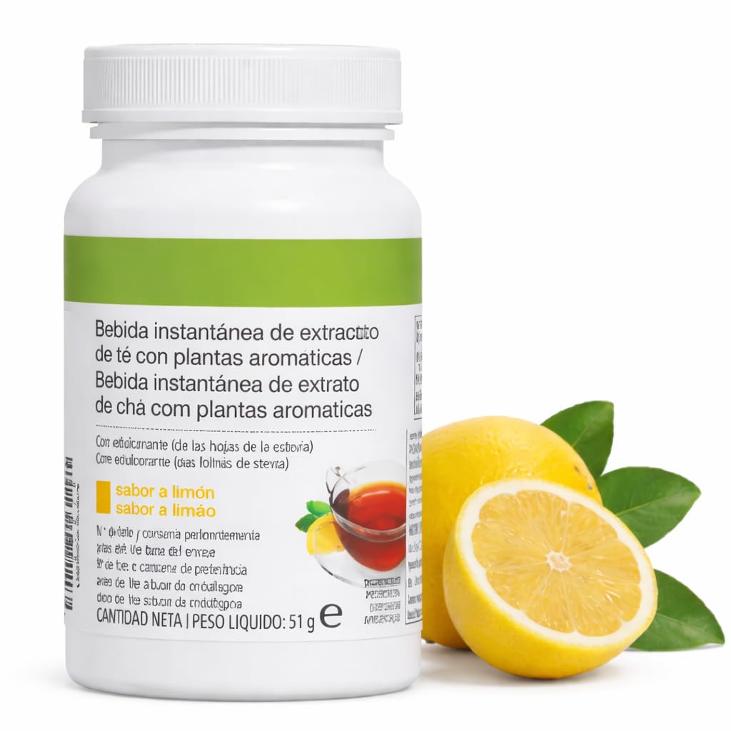 Te Quemagrasa con Hierbas Aromáticas Bebida Instantánea Baja en Calorías sabor Limón
