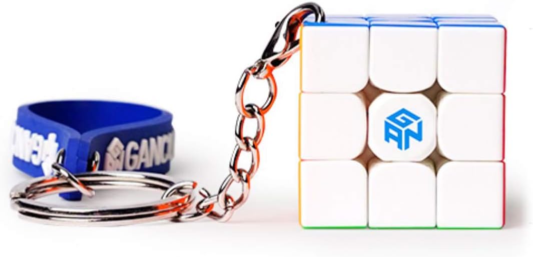 GAN 330 Keychain 3x3 Speed Cube gan33 Cube Keychain Puzzle gan 330 3x3 Keychain Cube stickerless Cube