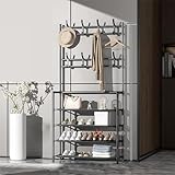 Photo Gallery hswoyea scarpiera e cappelliera integrati da terra per la casa. appendiabiti indipendente industriale 3 in 1, panca per scarpe con 8 ganci per soggiorno, camera da letto, ufficio Photo Gallery hswoyea scarpiera e cappelliera integrati da terra per la casa. appendiabiti indipendente industriale 3 in 1, panca per scarpe con 8 ganci per soggiorno, camera da letto, ufficio