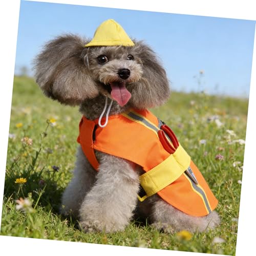 Disfraz para perro talla XL color naranja práctico y cómodo miniatura 6