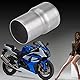 Reduzierstück Auspuff, 51mm bis 60 mm Motorrad Auspuffrohr Auspuff Adapter Reduzierstück Reduzier Schalldämpfer Anschluss Edelstahl