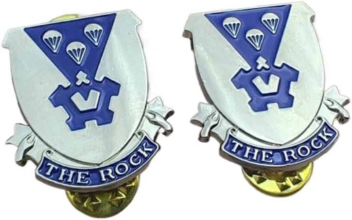 Reproduction pair US Army Infantry Airborne crest unit pin Medal Badge
