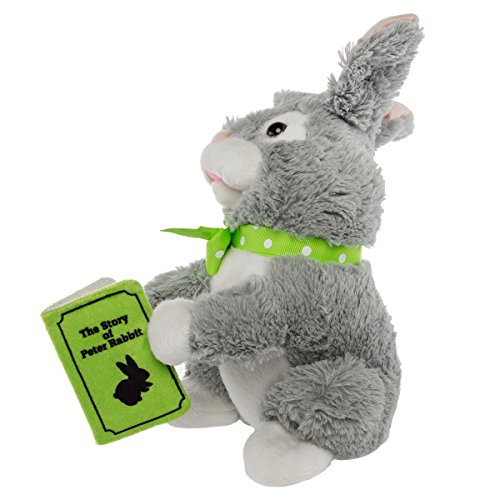 Simply Genius Storytelling Peter Rabbit, Easter Bunny Stuffed Animal, Plush Toy, Animated Stuffed Animals for Easter Decorations, Easter Basket - Thumbnail 5