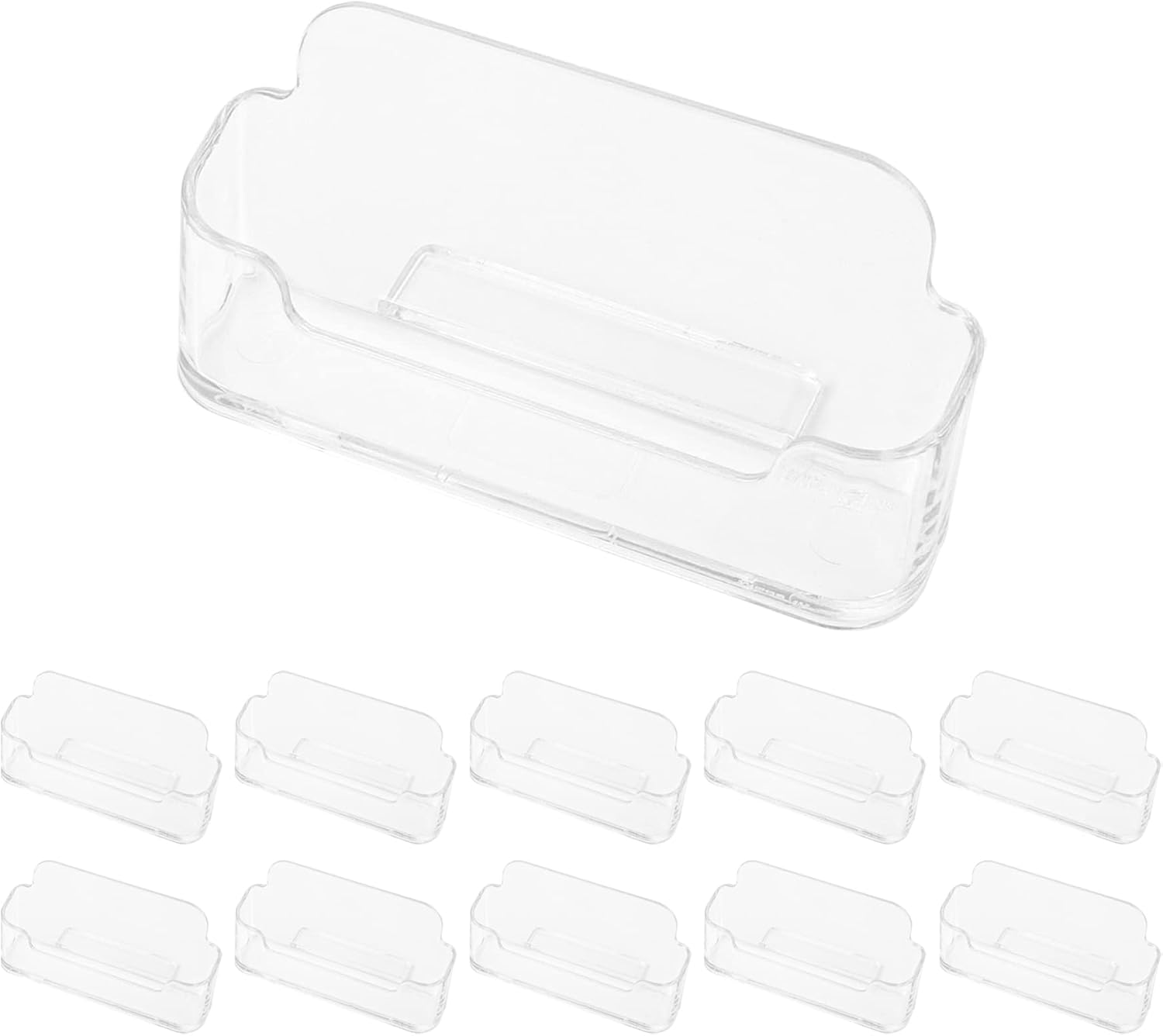 NaienCraft, Pack of 16 Business Card Holder Desk Acrylic Business Card Stand