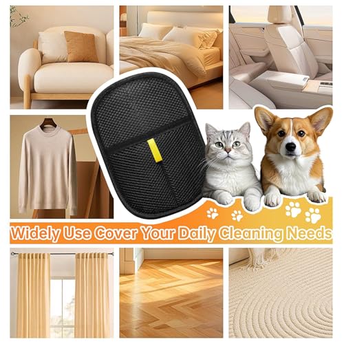Electrostatic Pet Hair Remover Glove for Dogs &Cats, Reusable Cat Dog Magic Brush pet Hair, Suitable for Sofas, Clothing, Carpets, Curtains (1Pcs) - Image 5