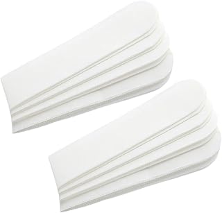 FOMIYES 12Pçs Faixa De Suor Com Gola Cortável Faixa Descartável Almofada De Suor Para Pescoço Adesivos Absorventes De Suor Camisa Homens E Mulheres Toalha De Suor Branca