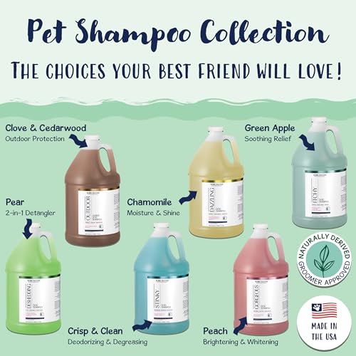Image of Bobbi Panter Itch Relief Dog Shampoo Tea Tree, Lavender & Flaxseed - Soothing Natural Formula for Itchy & Irritated Skin, Moisturizing, Tear-Free, 16:1 Concentrate, 1 Gallon (Case of 4)