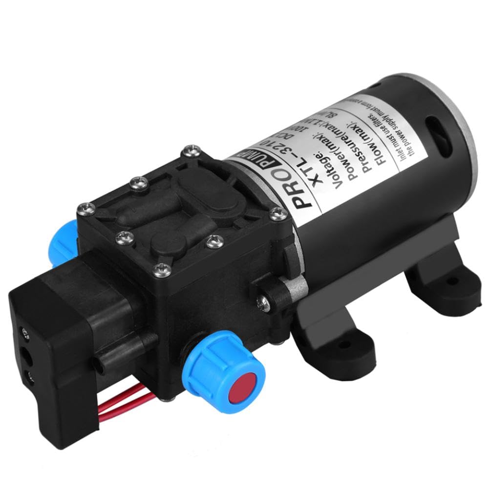 Pressure Diaphragm Self Priming Water Pump 12V DC 100W 8L Min 160Psi for Wash
