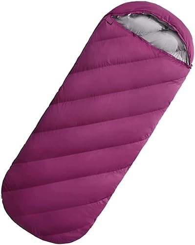 Saco de dormir para acampar al aire libre, saco de dormir grueso a prueba de frío para adultos al aire libre, cálido saco de dormir para acampar en