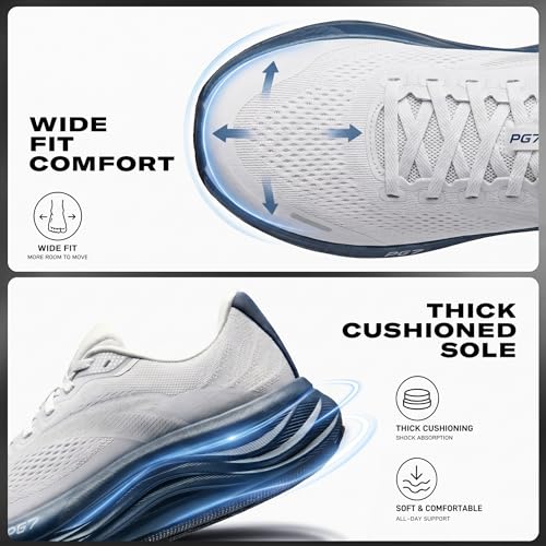 Image of ANTA Men's PG7 Running Shoes Cushioning Comfortable Breathable Athletic Workout Gym Cross Trainer Sports Sneakers