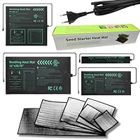 ReptilHábitat Wärmedecke für Gewächshäuser und Samenkeimung, konstante Heizung, IP67, wasserdicht, S/M/L/XL/XXL, Optionen mit Temperaturregler