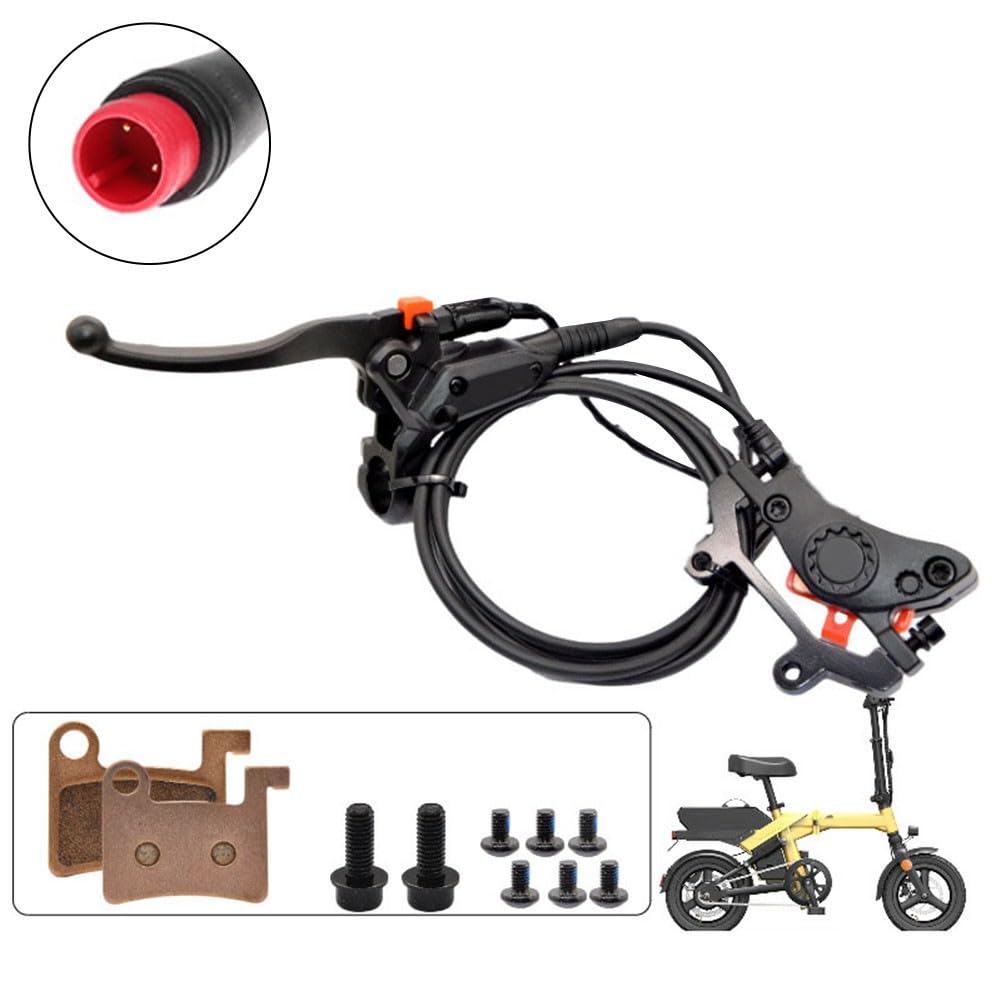 Ebike Fatbike Power Off Ensemble de freins à disque hydrauliques pliables pour vélo électrique 2 broches Connecteur Accessoires de cyclisme