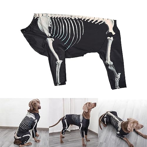 Disfraz Hoodie Esqueleto para Perro Mediano miniatura 2