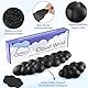 Sushret Wolke Handballenauflage Tastatur, Ergonomisches Wolke Handauflage Tastatur Mit PU Leder Memory Schaum, Niedliche Wolken Wrist Rest Pad Für PC/Gaming/Arm Handpolster/Computer– Schwarz