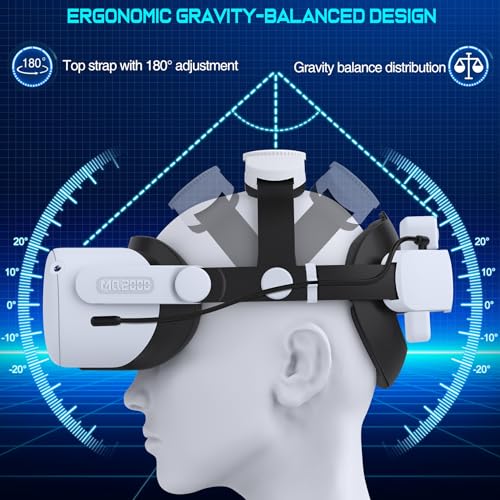 Sangle de tête pour lunettes 3D VR accessoire de remplacement réglable Elegamefy