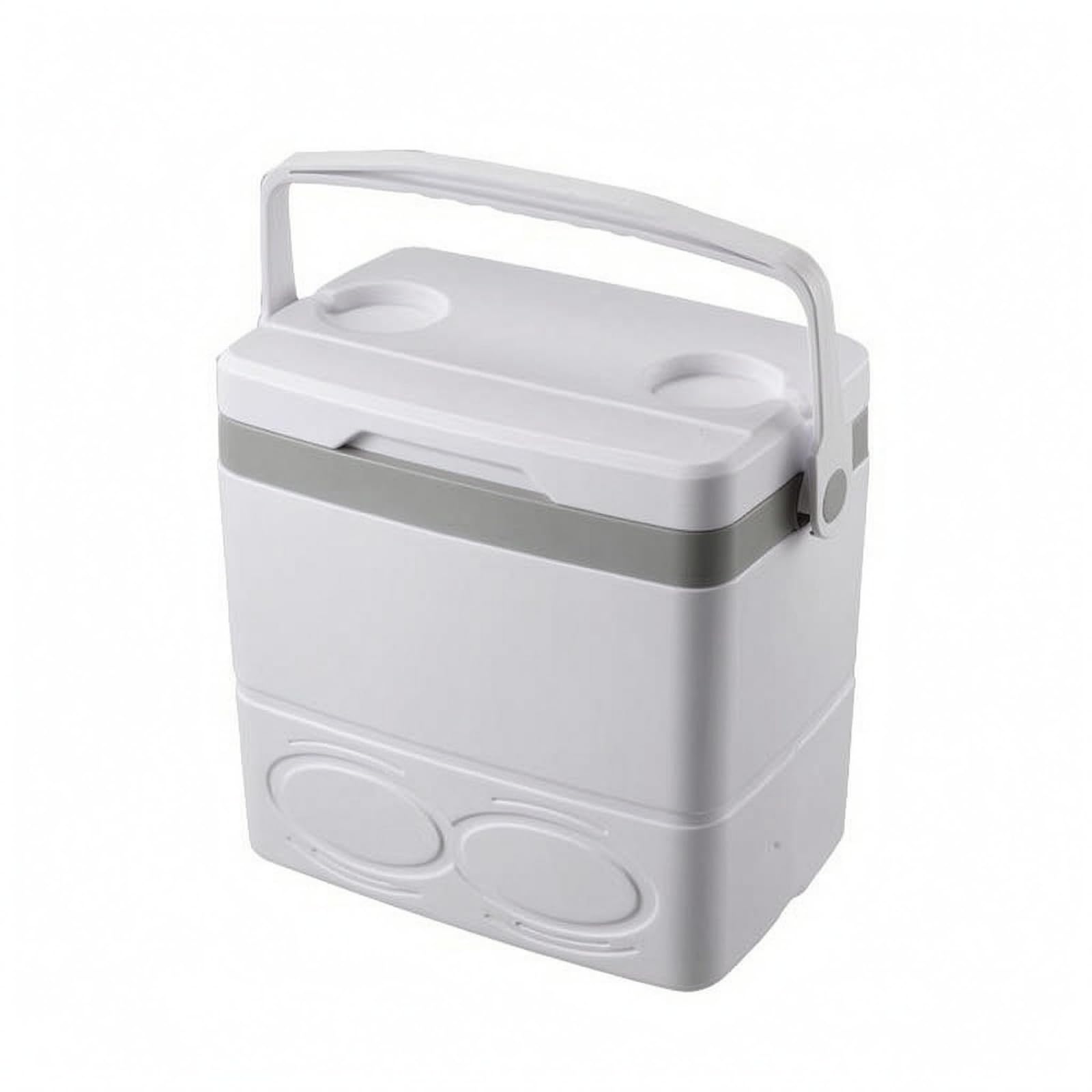 Contenitore Termico Isolato Frigo Portatile Ghiacciaia Scatola Refrigerata con Maniglia Integrata Coperchio con Cerniera Guarnizione Ermetica E Blocco