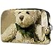 Trousses à cosmétiques pour Femmes, Trousses de Maquillage Trousse de Toilette spacieuse Accessoires de Voyage Cadeaux - Daddys Gift Teddy Bear Print couettes