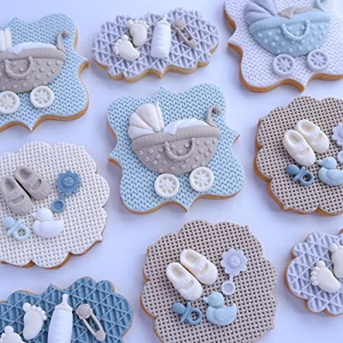 Knitting Design Mat Silicone Mould for Cake Decorating, Crafts, Cupcakes, Sugarcraft, Candies, Card Making and Clay, Food Safe Approved, Made in The UK