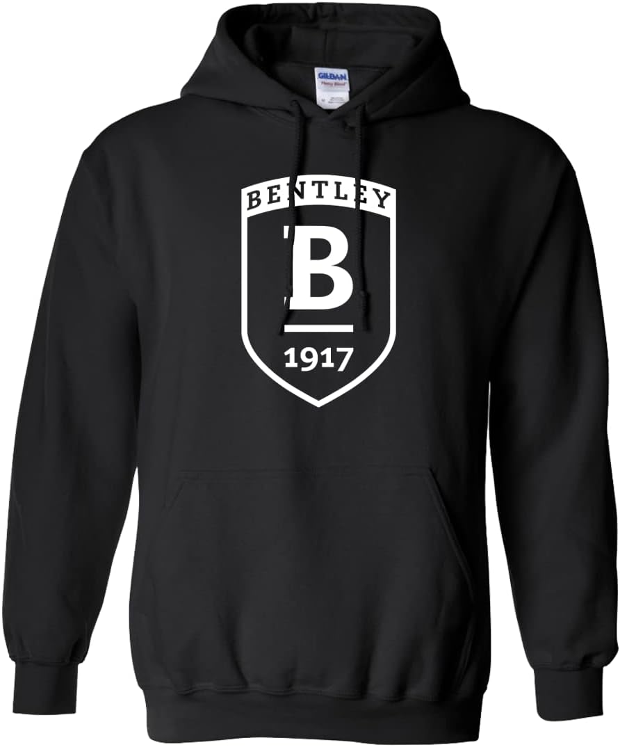 CreateMyTee | Bentley University Shield Hooded Sweatshirt