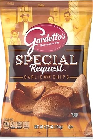 Gardetto's Snack Party Mix, Roasted Garlic Rye Chips, Snack Bag, 4.75 oz