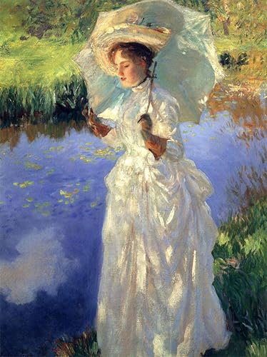 Tableau Toile Promenade matinale de John Singer Sargent 60x90cm Art