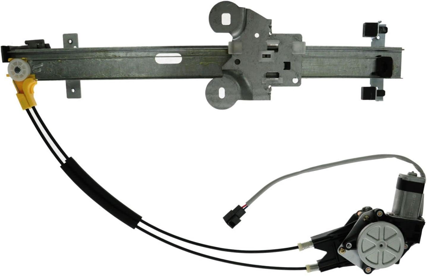 TRQ Front Left Power Window Regulator & Motor Assembly Power Driver Side Compatible with 1991-1995 Chrysler Town & Country Dodge Caravan Grand Caravan Plymouth Grand Voyager Voyager