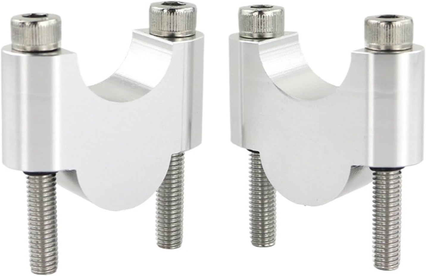 Fit For Husqvarna FC250/350/450 TC125 701 TE250 Enduro/Supermoto Nuda 900/R TR 650 Terra 1/8" 28mm Handlebar Risers Bar Mount Clamps(Silver Riser 30mm)