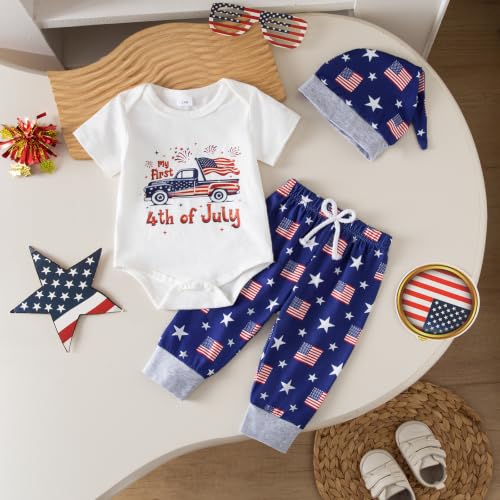 Romper Outfit My First 4th of July Onesie - image 2