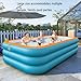 HSPLXYT Inflatable Pool for Adults and Kids with Electric Pump; Full-Sized Blow Up Pool, Family Swimming Pool for Backyard Garden Outdoor Summer (Kids Pool/Paddling Pool)(Size:3.8m/12.72ft)