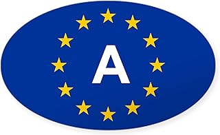 CafePress EU Austria Oval Car Bumper Sticker