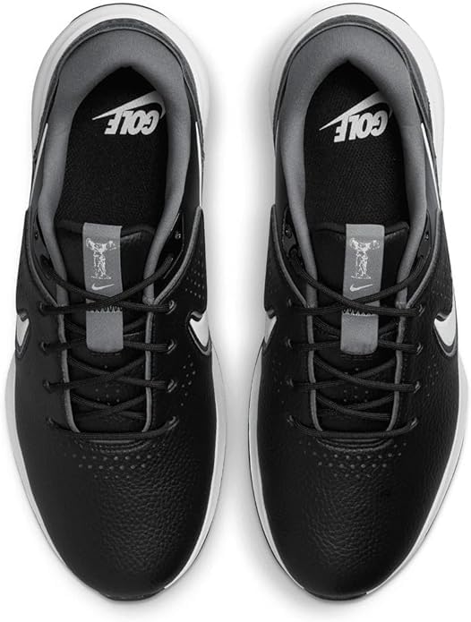 Image of Nike Victory Pro 3 Men's Golf Shoes (Wide) (DX9028-003, Black /Cool Grey /White)