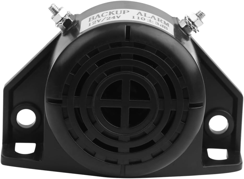 Holibanna 12V Car Horn Engineering Forklift Truck Loudspeaker Easy Installation for Vehicles Trucks Buses and Boats