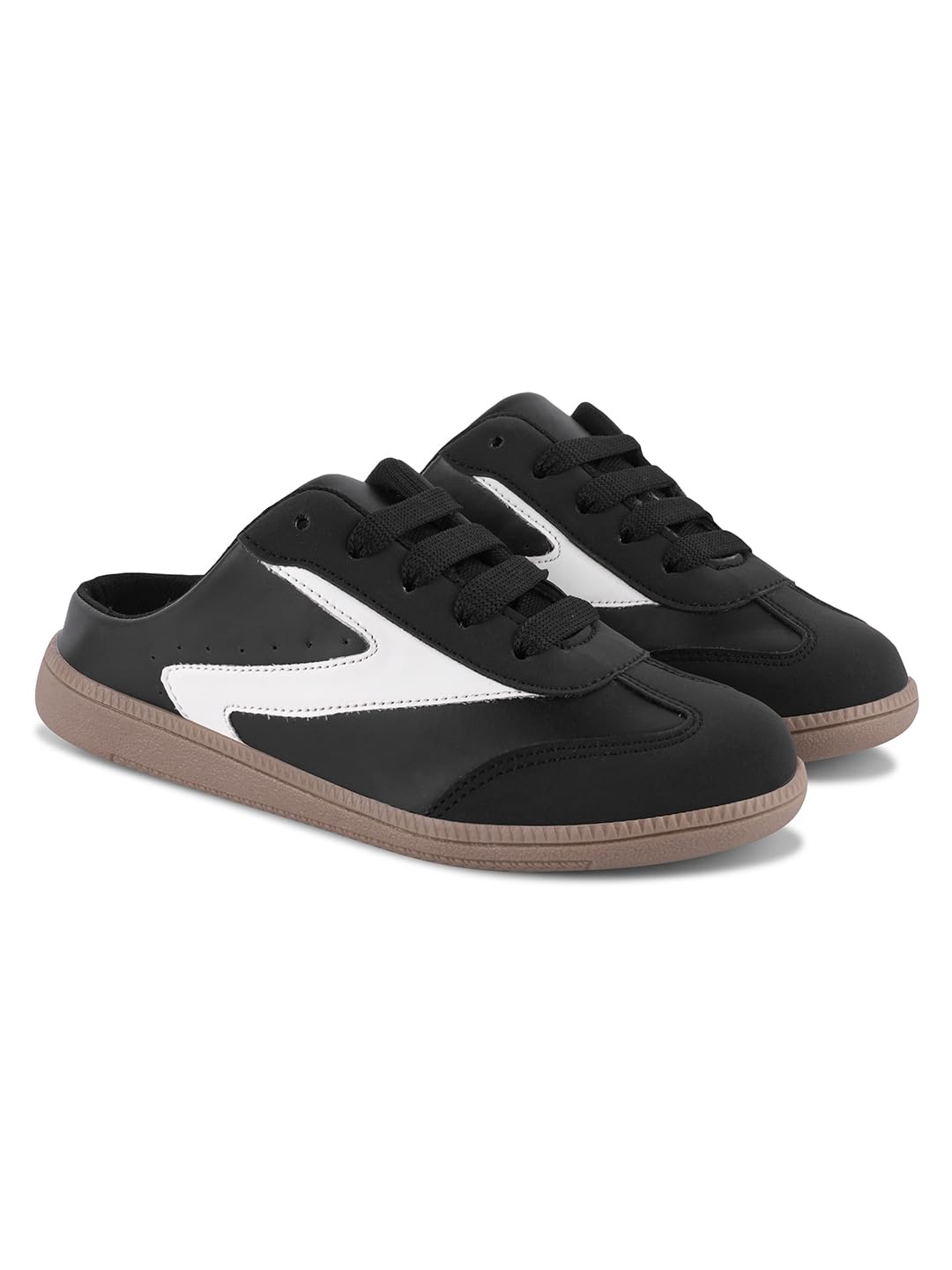 tryme Casual Mule Shoes for Women & Girls | Open Back Slip-On Sneakers | Comfortable Walking Shoes for Office, Travel-picture-44