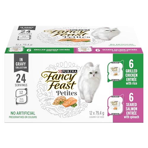 Fancy Feast Petites Wet Cat Food, in Gravy Collection Variety Pack 3 Flavours - 79.4 g Tray (24 Pack) image 3
