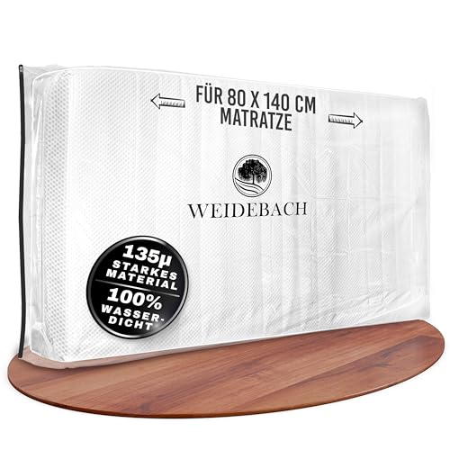 WEIDEBACH® robuste Matratzenhülle, 100% dicht, für 70 x...