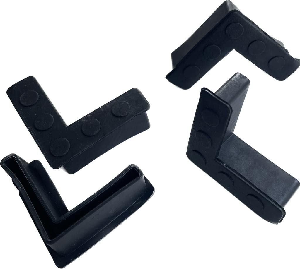 Alija® Rubbers 1.5 Inch (38 mm) Rubber Bush or Cap for Storage Rack Legs and Steel Furniture Legs Floor Protector - Black- Pack of 4 (B09JNX1NGP) Amazon Price History, Amazon Price Tracker