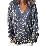 🎄 Ambiance festive garantie:Ce pull de Noël femme décoré de rennes, sapins et flocons est parfait pour vos soirées de fête, concours d’ugly Christmas sweater femme ou comme pull Noël famille chaleureux.