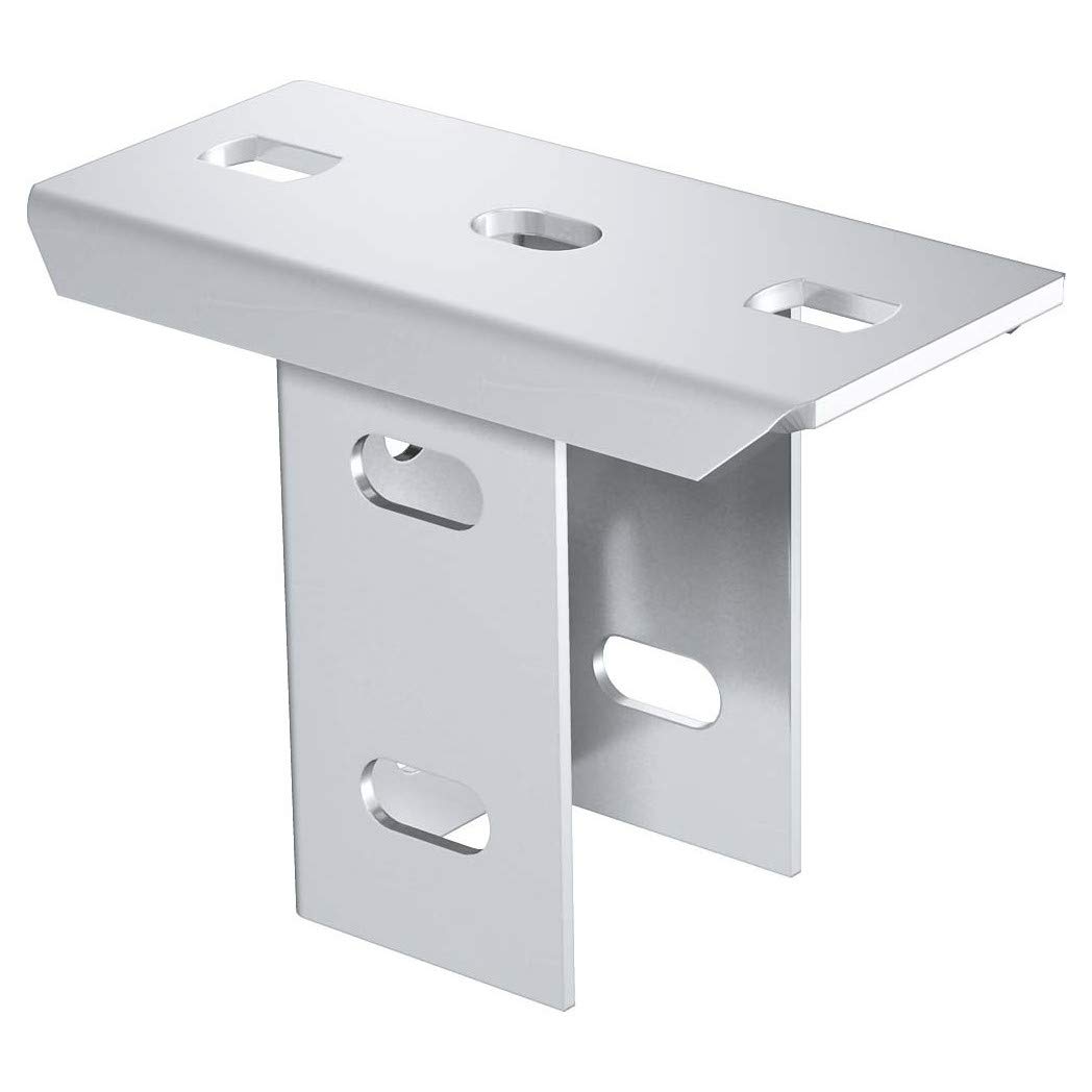 Placa frontal para perfil US 5 girado 90° raccord de montage pour rail en U