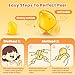 Peelable Mango Gummy Candy - Natural Juicy Flavor, Low Sugar Low Calorie - Individual Wrapped Resealable (3 Pack, 3.17oz, Mango)