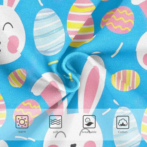 Girls Underwear Toddler 2t Cotton Panties Little Girl Print Briefs Undies Kids Cute Rabbits Easter Eggs Blue3