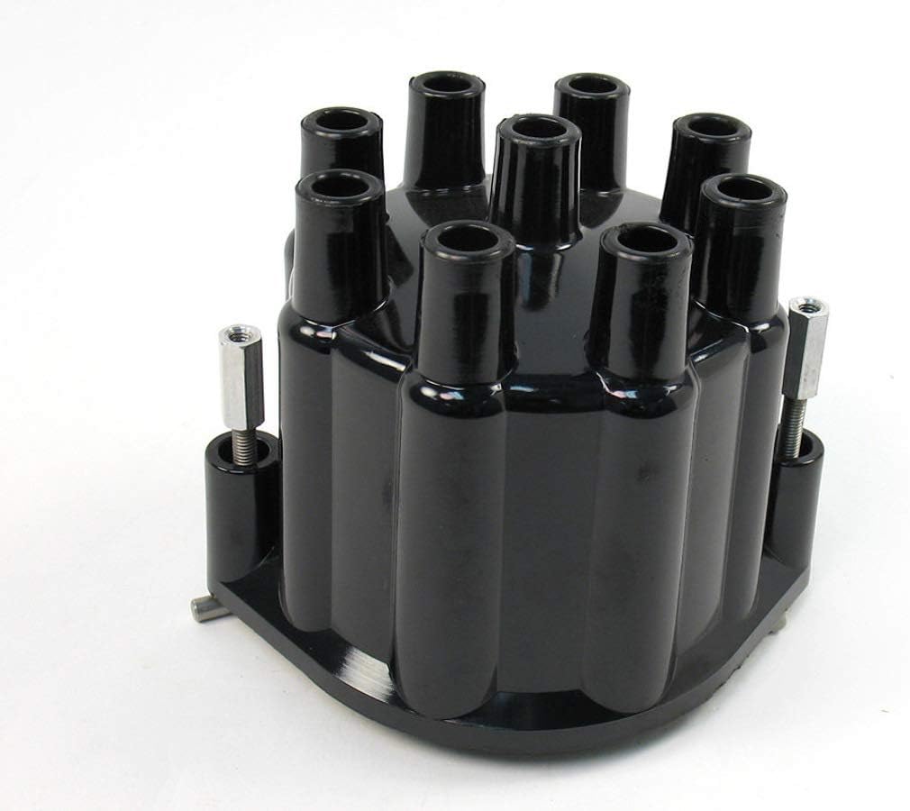 PERTRONIX Cap for Flame-Thrower Marine Billet Distributor 8 Cylinder Engine Black