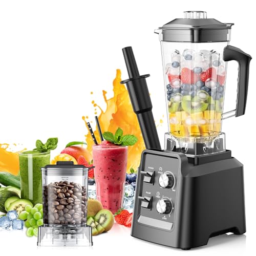 68Oz Countertop Blender with Grinder and Self-Cleaning
