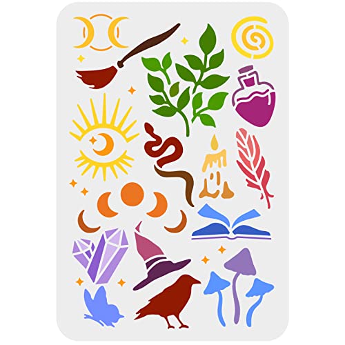 FINGERINSPIRE Magic Theme Stencils