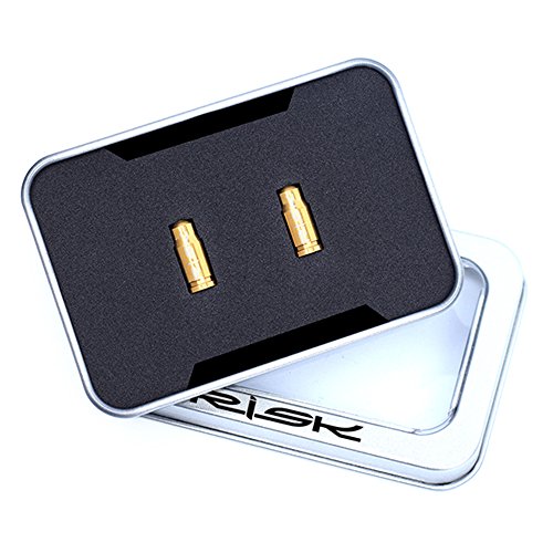 Tampa da válvula, Andoer Tampas de válvula Schrader/Presta 2 PCS Tampas de válvula de liga de titâni